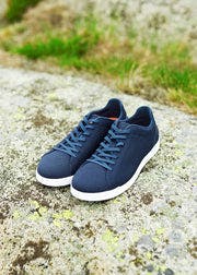 Breeze Tennis Knit - Navy/White